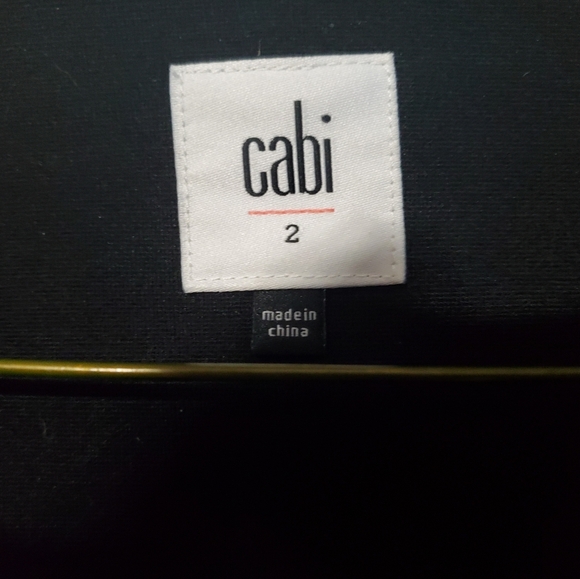 CABI SIZE 2 JACKET BLACK SNAPS - Picture 3 of 3